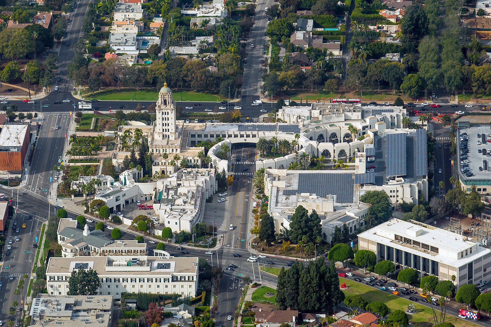 Rodeo Drive  From A Bird's Eye View