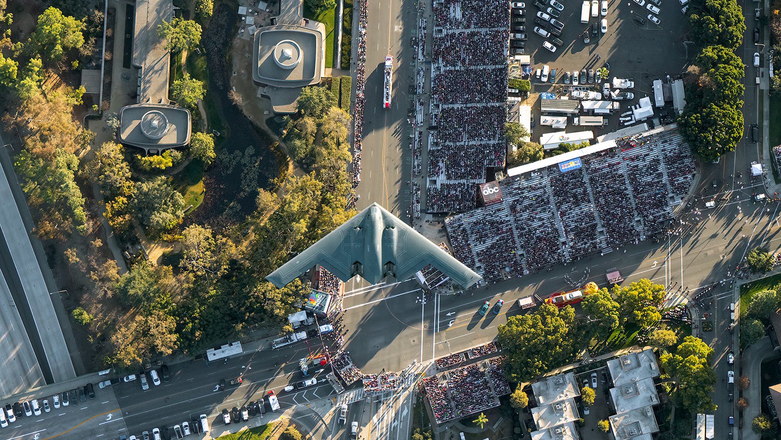 2025 B2 Stealth Bomber Flyovers at the Rose Bowl Game and Rose Parade