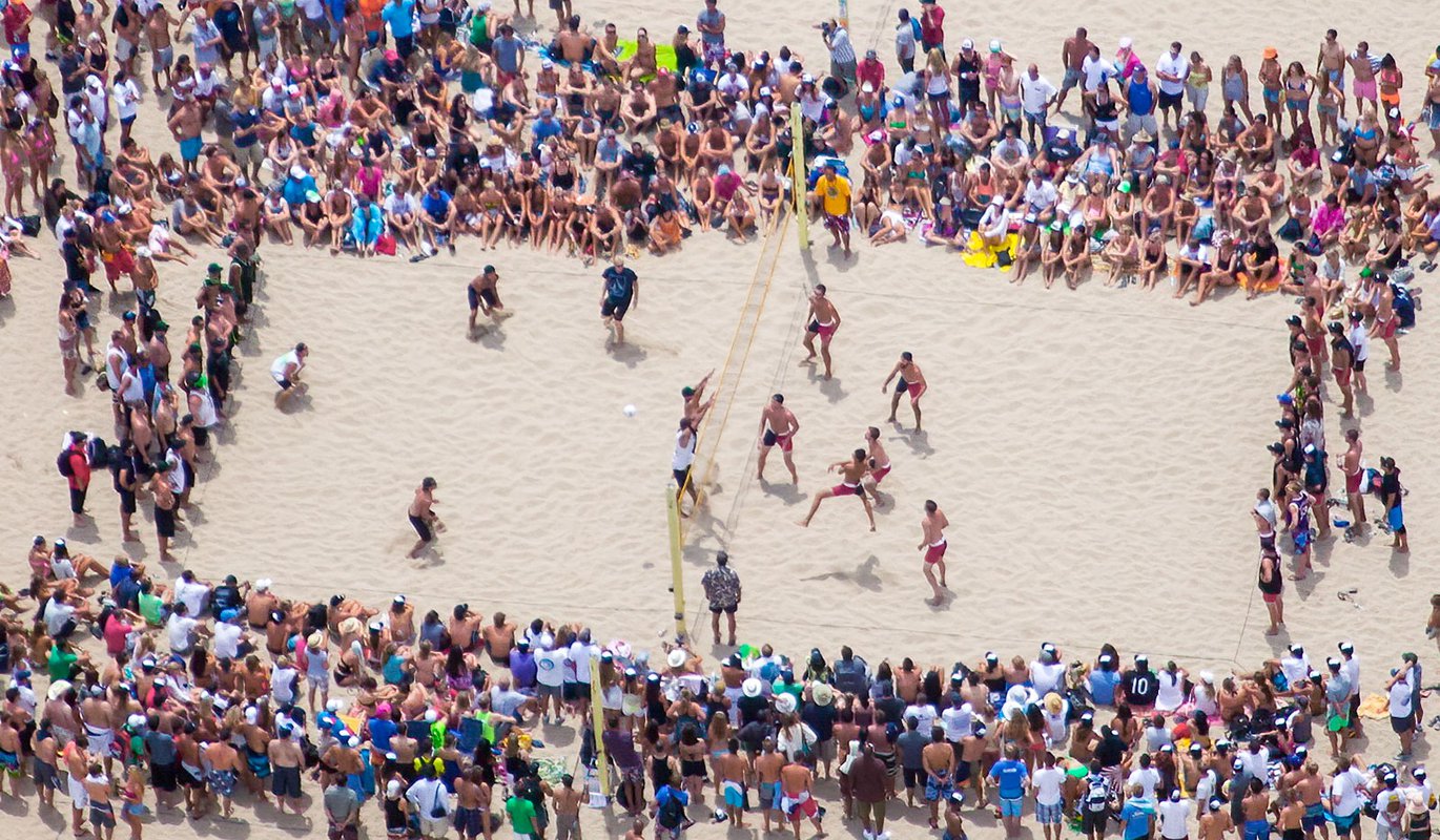 Manhattan Beach Volleyball Tournament West Coast Aerial Photography, Inc