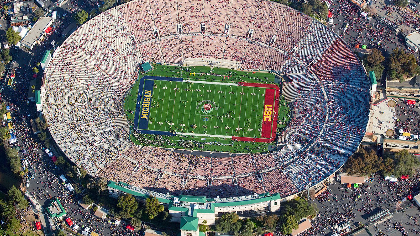 93rd Rose Bowl Game West Coast Aerial Photography Inc