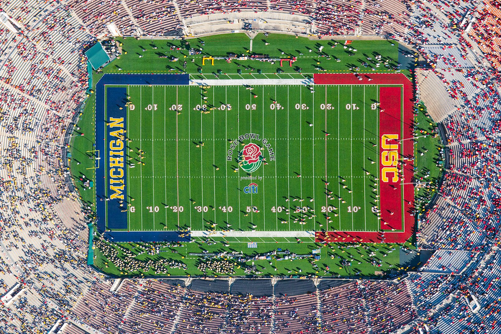 93rd Rose Bowl Game West Coast Aerial Photography Inc