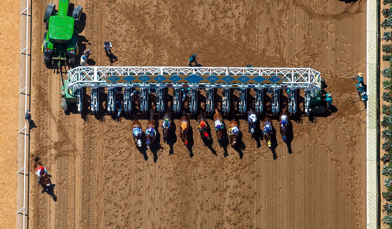 Opening Day at Del Mar Racetrack West Coast Aerial Photography, Inc