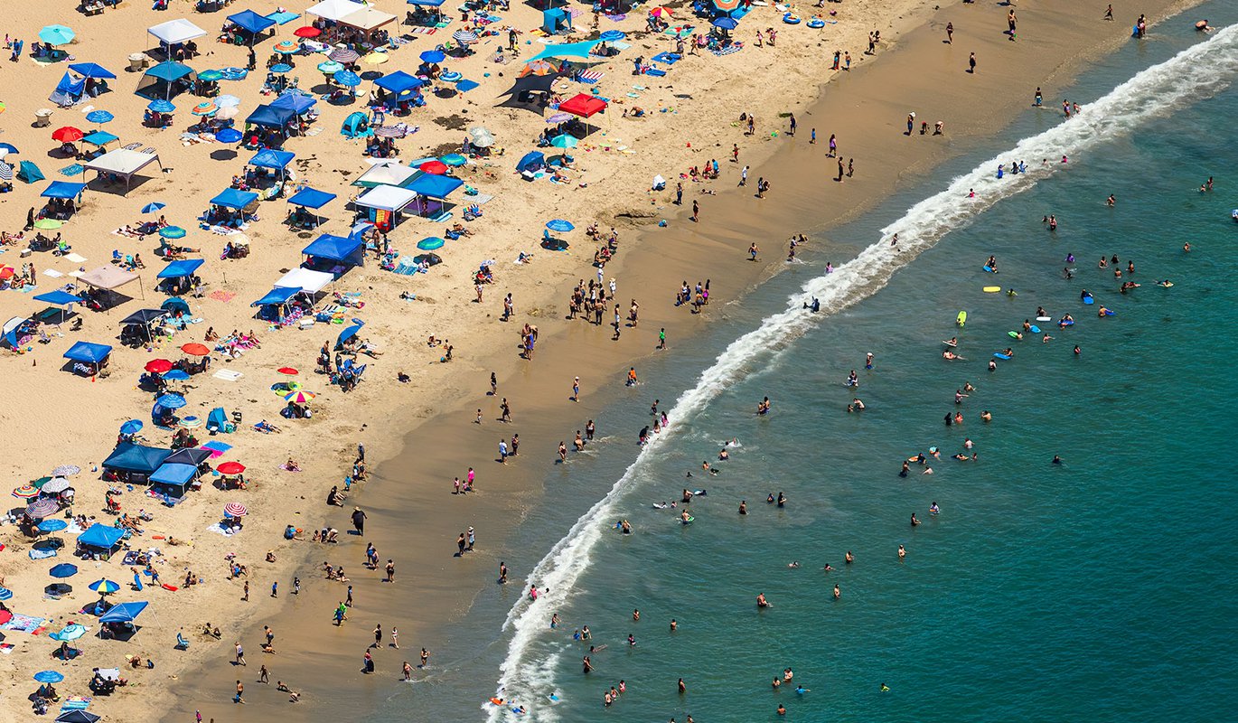 California Summers at the Beach West Coast Aerial Photography, Inc