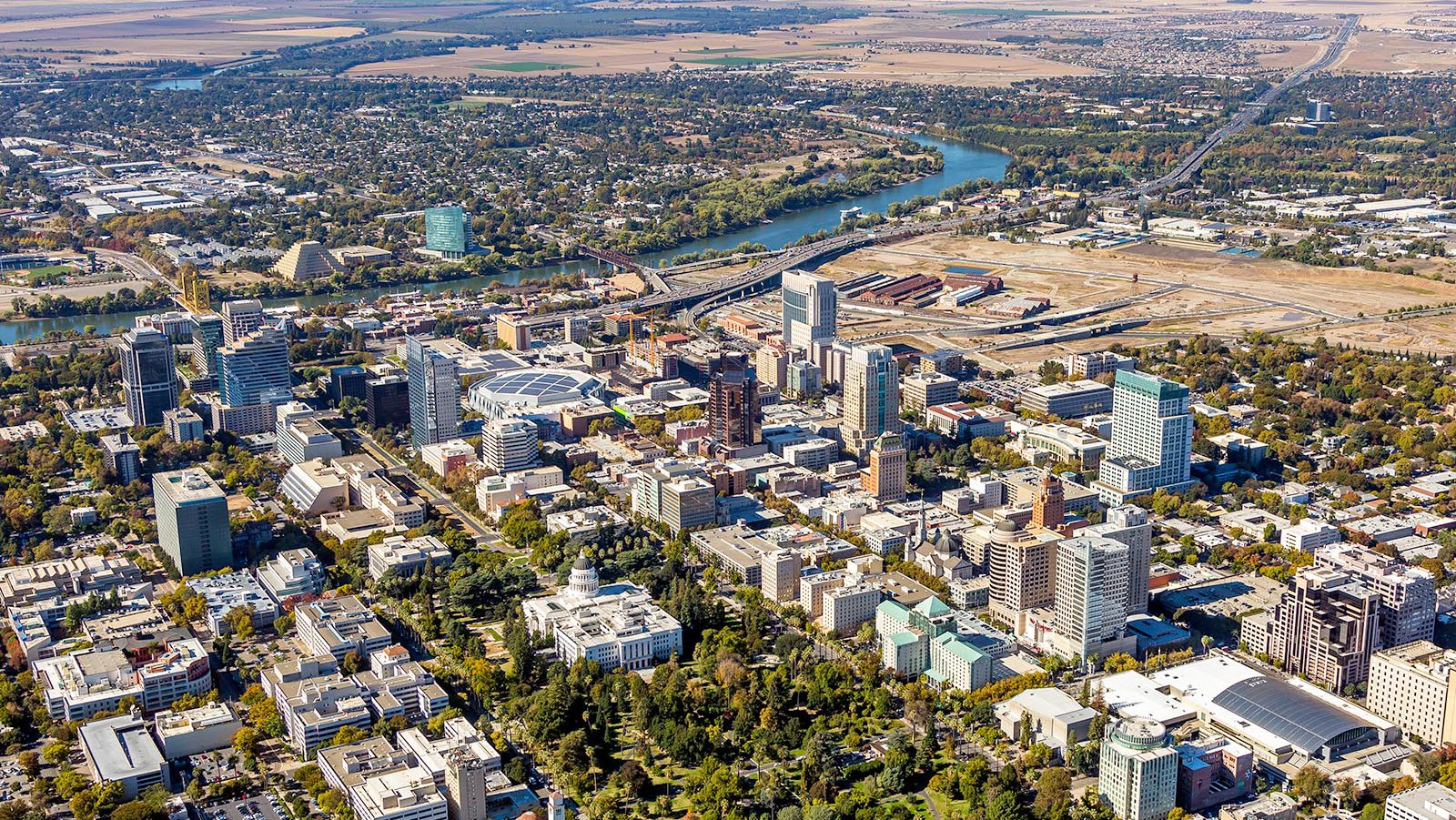 Aerial Photos Of Downtown Sacramento, California | West Coast Aerial ...