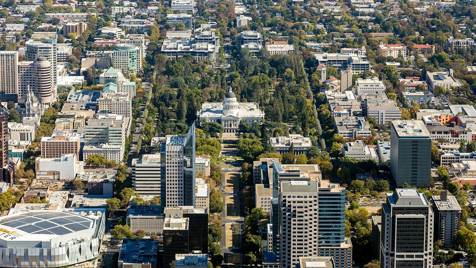 Aerial Photos Of Downtown Sacramento California West Coast Aerial